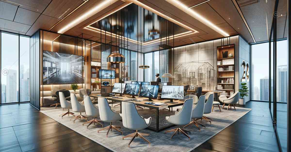 Beytepe’de bir mimarlık ofisinde ekip, proje çizimleri ve planlar üzerinde birlikte çalışıyor.