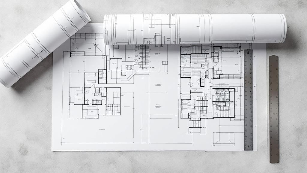 Ümitköy’de yapı ruhsatı başvurusu için hazırlanan mimari proje çizimleri, plan detayları ve teknik belgeler masa üzerinde inceleniyor.