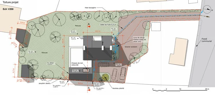 Çayyolu’nda yürütülen mimarlık projesinin ruhsat sürecini değerlendiren ekip; masa üzerinde teknik çizimler, resmi evraklar, proje dosyaları ve bilgisayar yer alıyor.