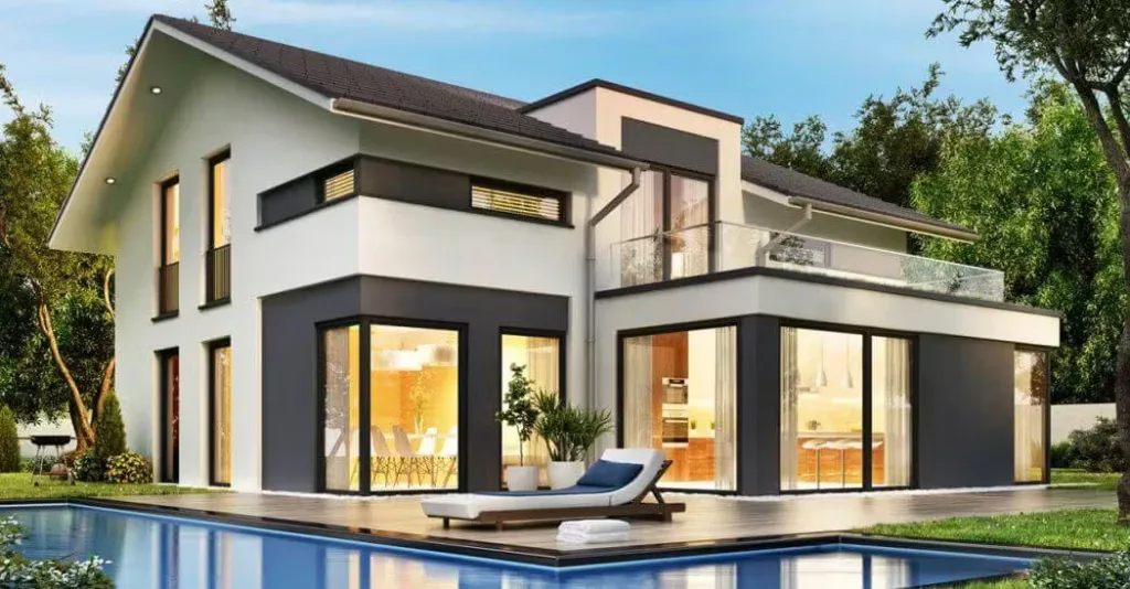 Villa projesinde bütçe, malzeme ve uygulama süreçlerini değerlendiren mimarlık ekibi