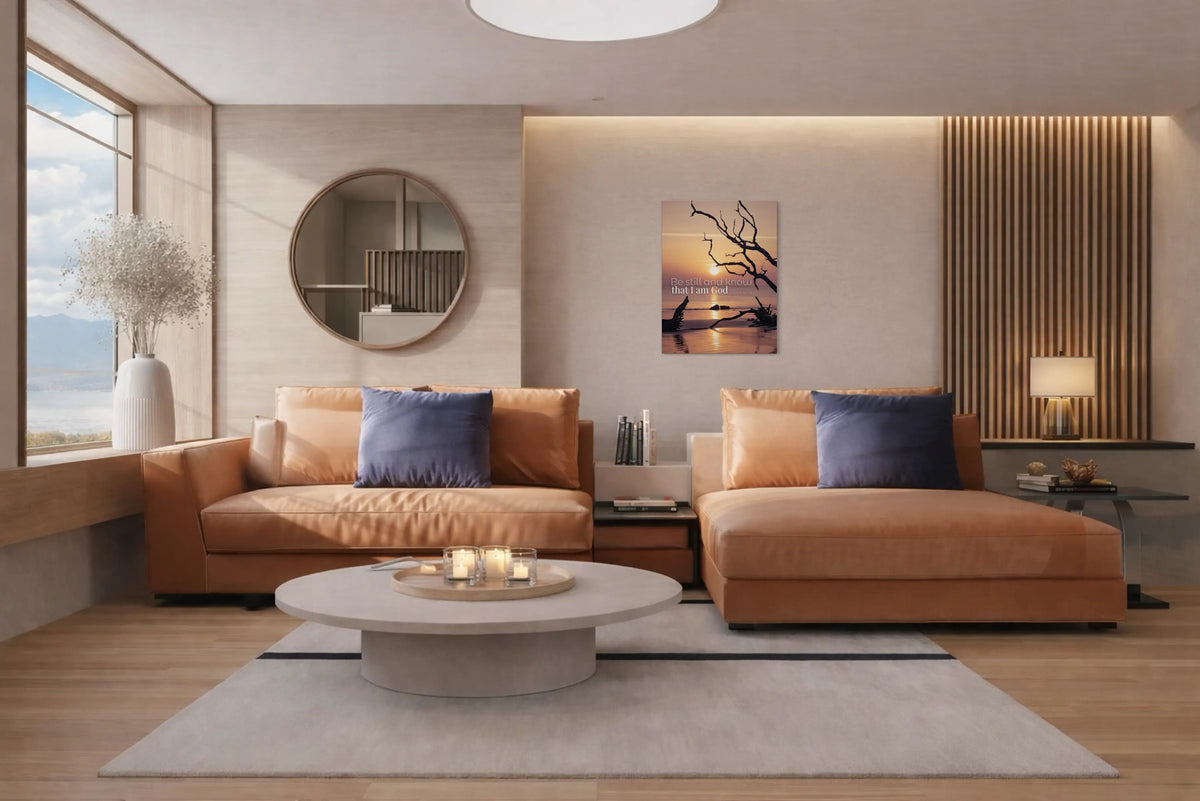 Modern iç mimarlık trendlerine uygun, sade ve şık detaylarla tasarlanmış çağdaş yaşam alanı